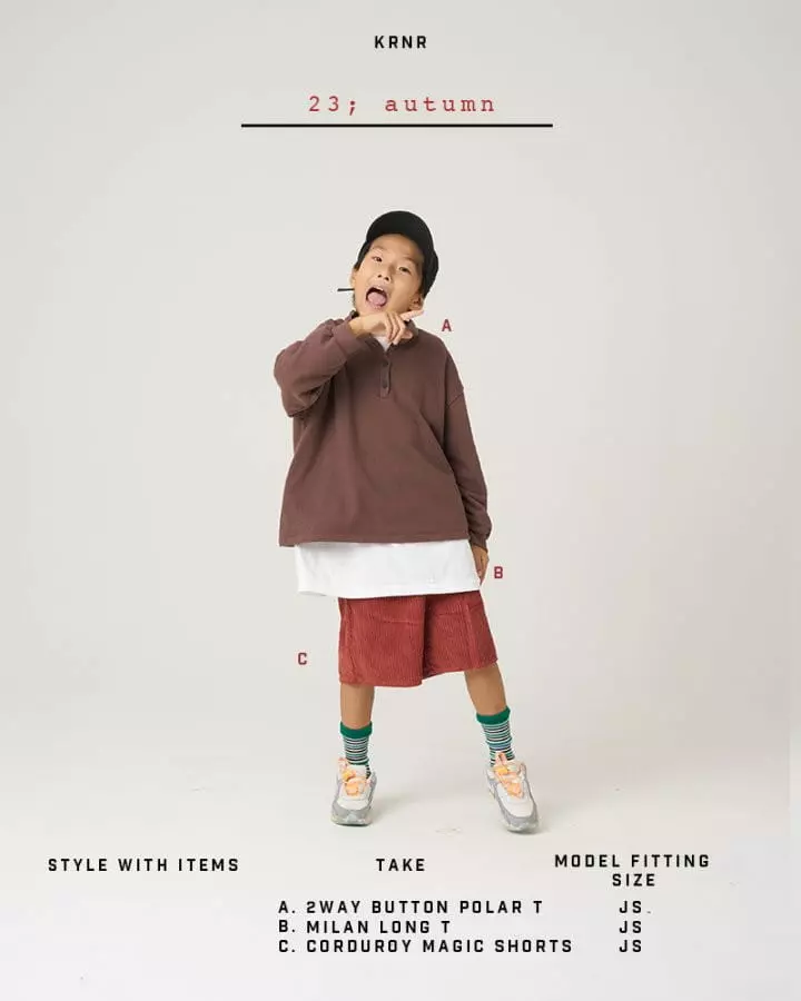 Kurenard - Korean Children Fashion - #littlefashionista - Two Way Turtleneck Tee - 8