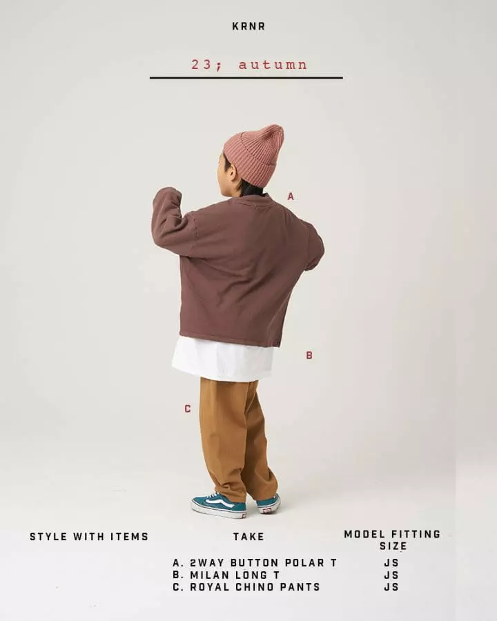 Kurenard - Korean Children Fashion - #magicofchildhood - Two Way Turtleneck Tee - 9