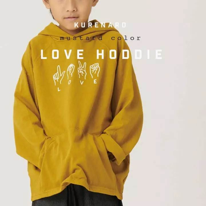 Kurenard - Korean Children Fashion - #littlefashionista - Love Hoody - 4