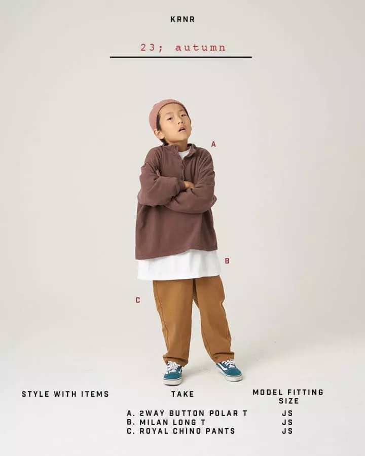 Kurenard - Korean Children Fashion - #minifashionista - Two Way Turtleneck Tee - 10