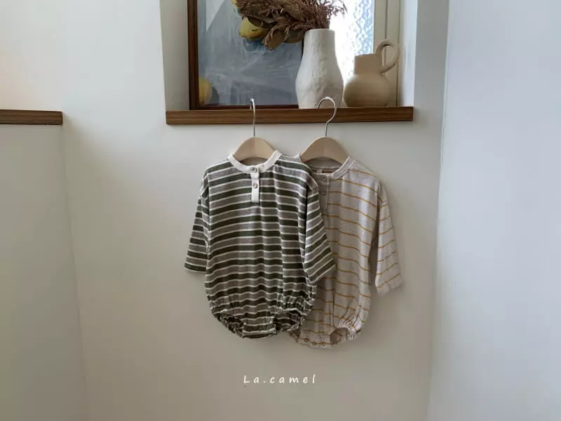 La Camel - Korean Baby Fashion - #babyfashion - Baggle Bodysuit - 8