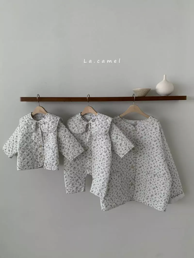 La Camel - Korean Baby Fashion - #babyoutfit - Honey Padding Bodysuit - 7