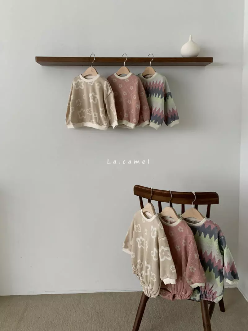 La Camel - Korean Children Fashion - #childofig - Pom Knit Tee - 2