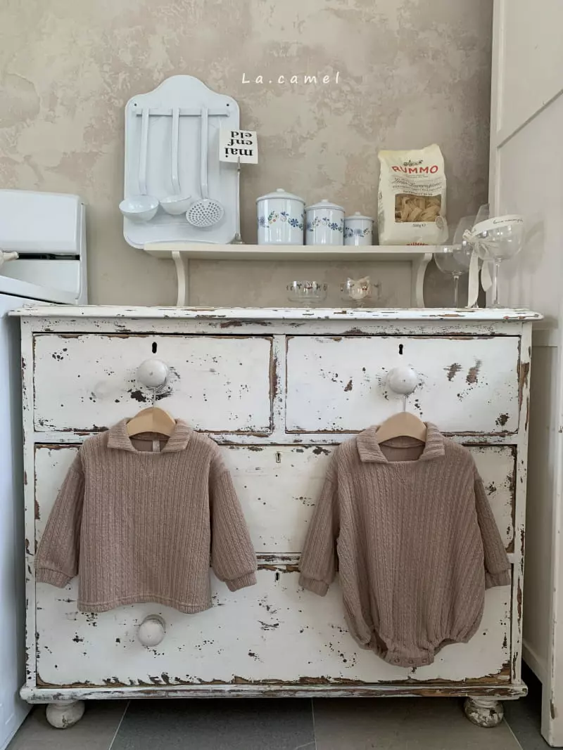 La Camel - Korean Children Fashion - #designkidswear - Moco Knit Tee - 5