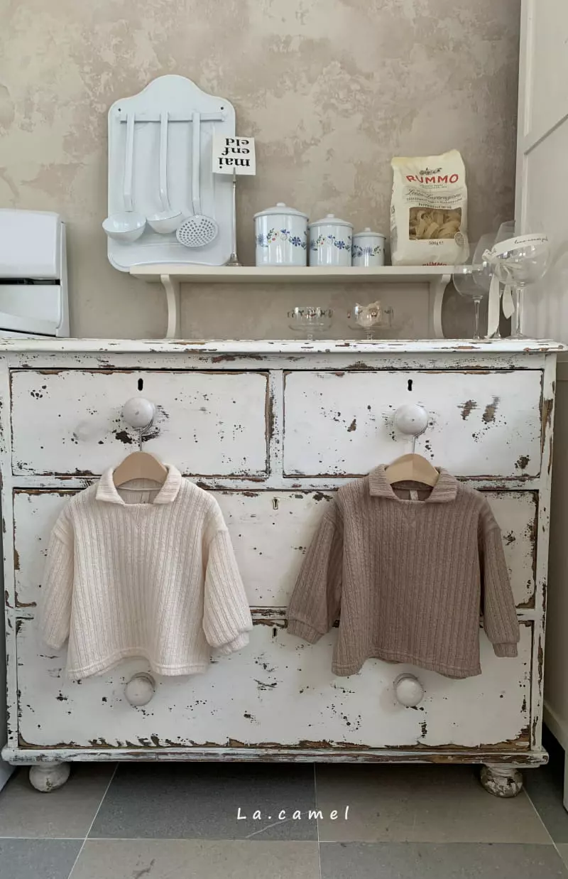 La Camel - Korean Children Fashion - #stylishchildhood - Moco Knit Tee - 2