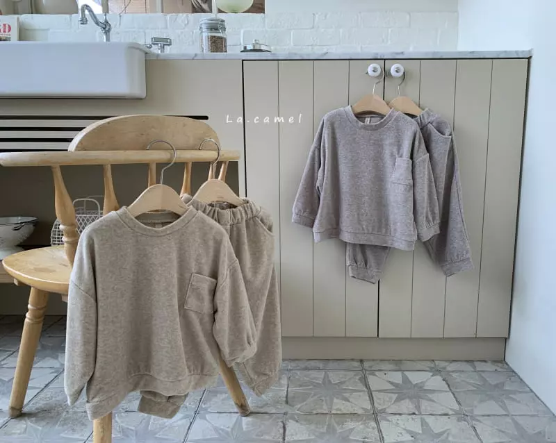La Camel - Korean Children Fashion - #todddlerfashion - Joy Top Bottom Set - 8