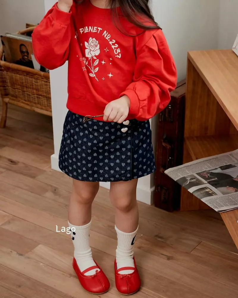 Lago - Korean Children Fashion - #childofig - Rose Sweatshirt - 5