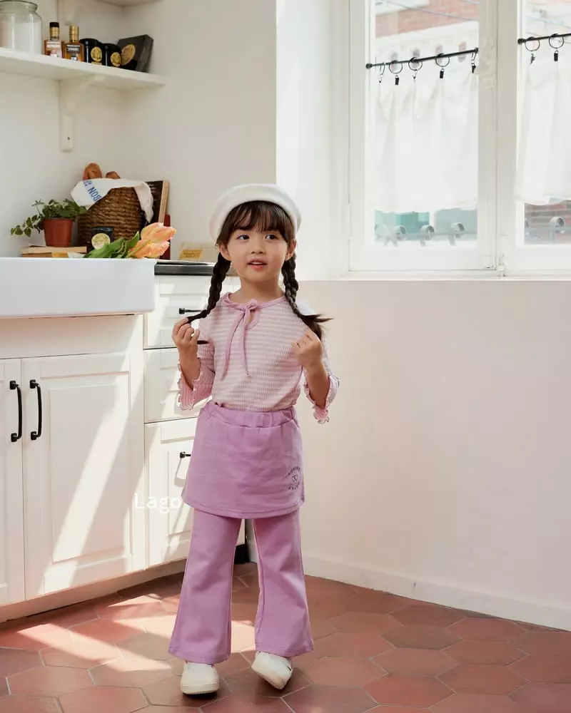 Lago - Korean Children Fashion - #kidsstore - Bootscut Skirt - 4