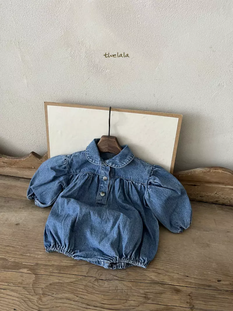 Lala - Korean Baby Fashion - #babyfever - Lumi Denim Bodysuit - 11