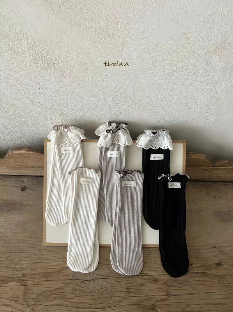 Lala - Korean Baby Fashion - #babygirlfashion - Holly Knee Socks - 11