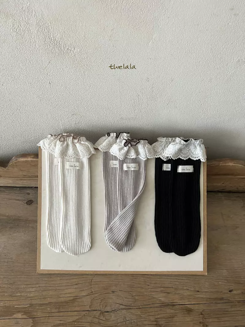 Lala - Korean Baby Fashion - #babylifestyle - Holly Knee Socks - 12