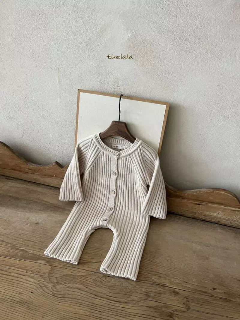 Lala - Korean Baby Fashion - #babyootd - Open Knit Bodysuit - 12