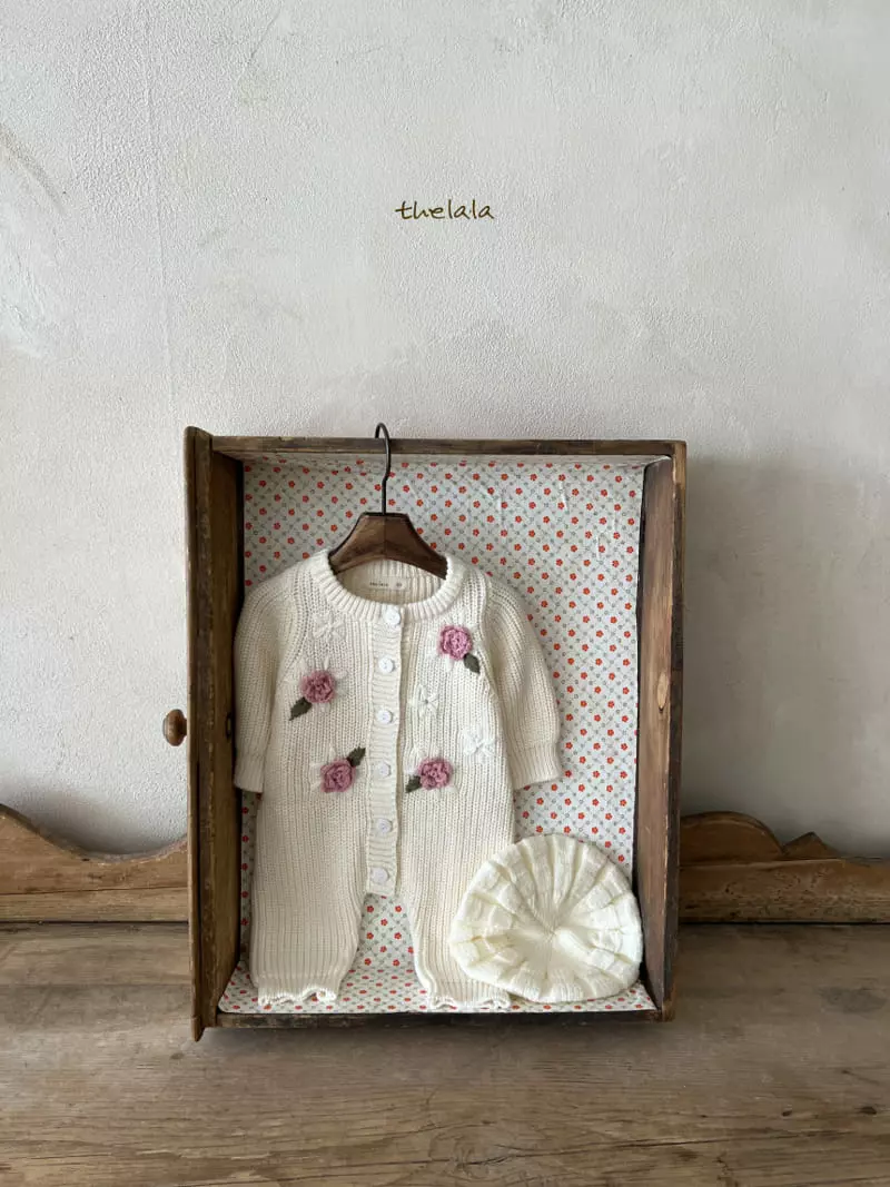 Lala - Korean Baby Fashion - #babyoutfit - Big Flower Bodysuit - 9