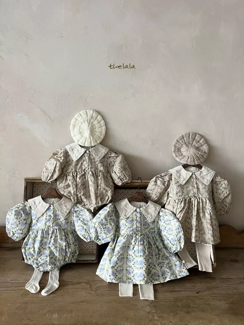 Lala - Korean Baby Fashion - #babyoutfit - Rose Bodysuit - 3