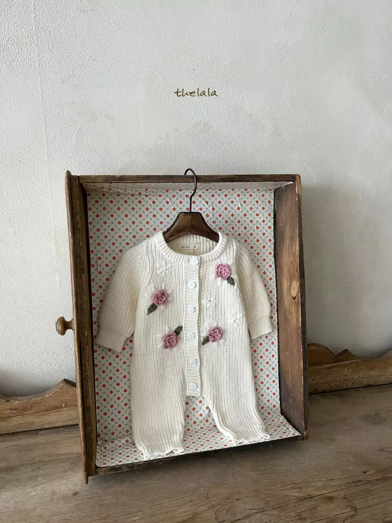 Lala - Korean Baby Fashion - #babywear - Big Flower Bodysuit - 10