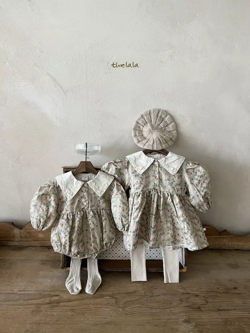 Lala - Korean Baby Fashion - #babyoutfit - Rose Bodysuit - 4