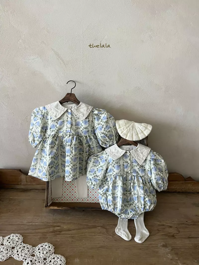 Lala - Korean Baby Fashion - #onlinebabyboutique - Rose Bodysuit - 5