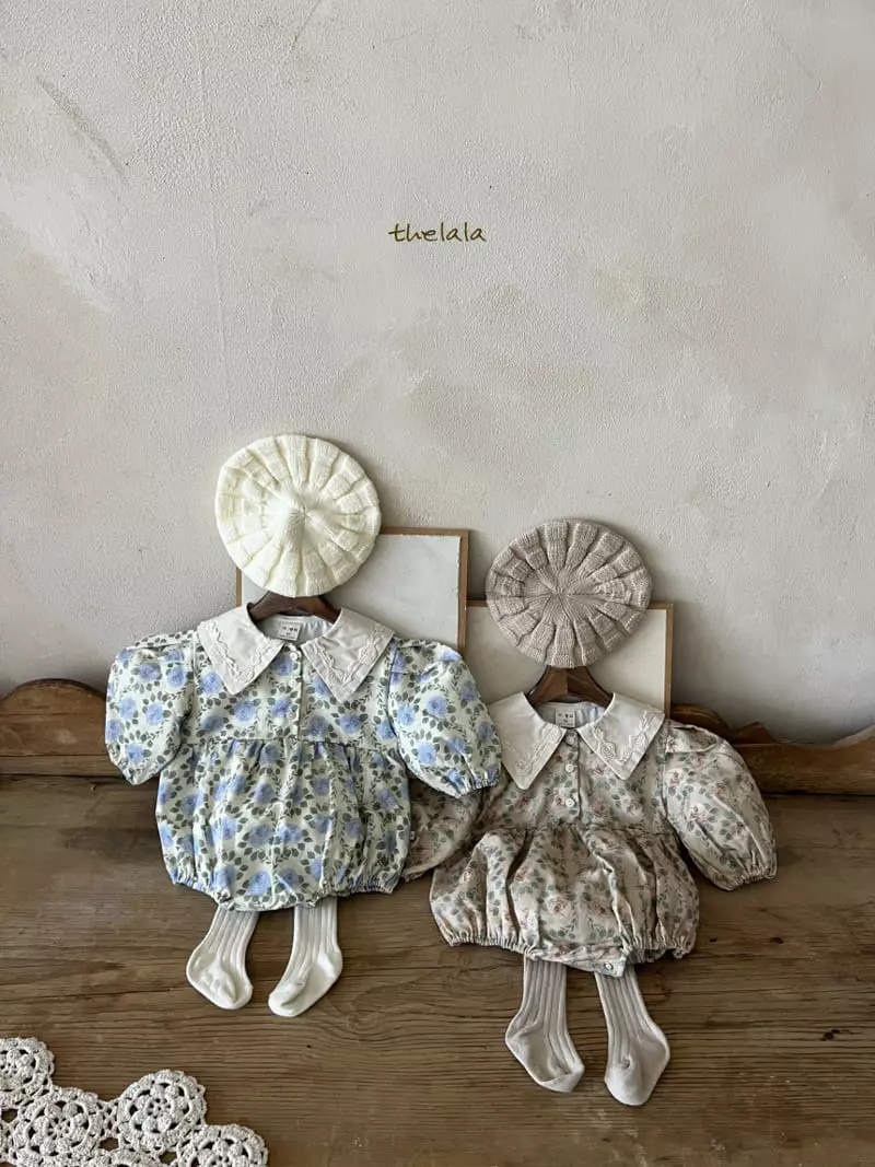 Lala - Korean Baby Fashion - #onlinebabyshop - Rose Bodysuit - 6