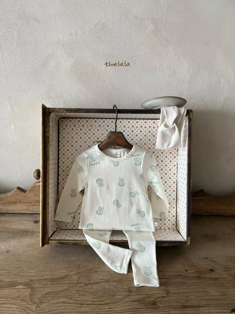 Lala - Korean Children Fashion - #kidsstore - Hug Rabbit Easywear - 6