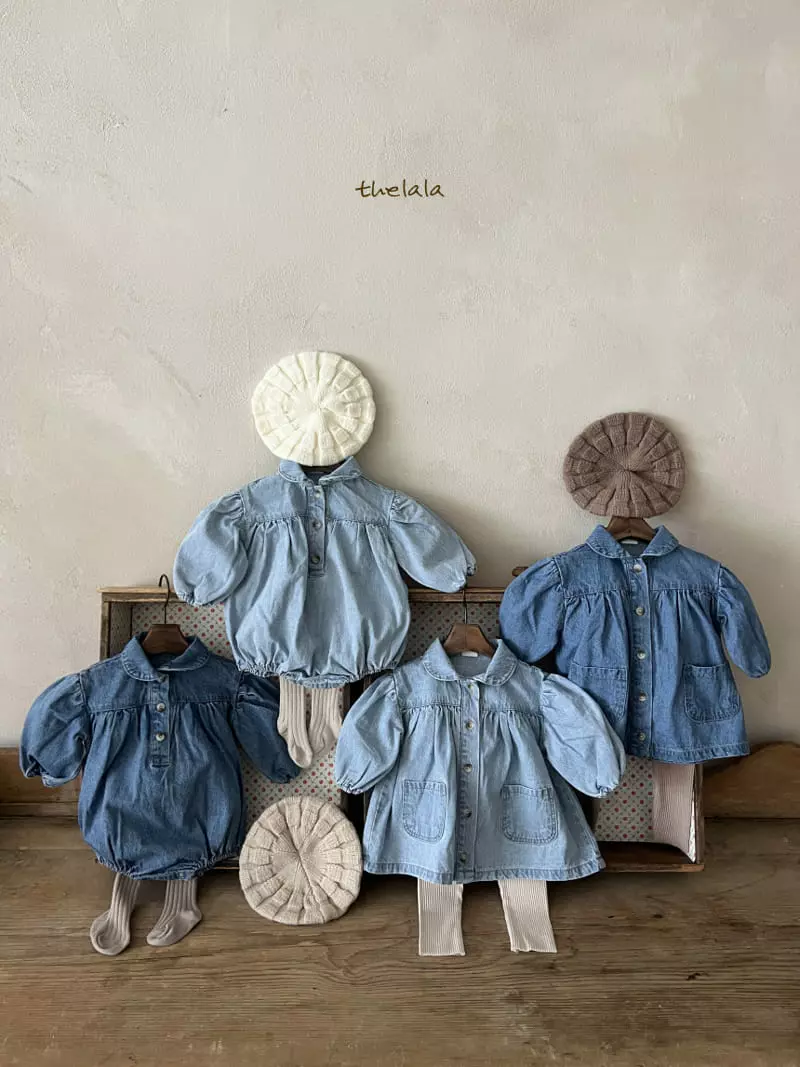 Lala - Korean Children Fashion - #magicofchildhood - Lumi Denim One-piece - 3