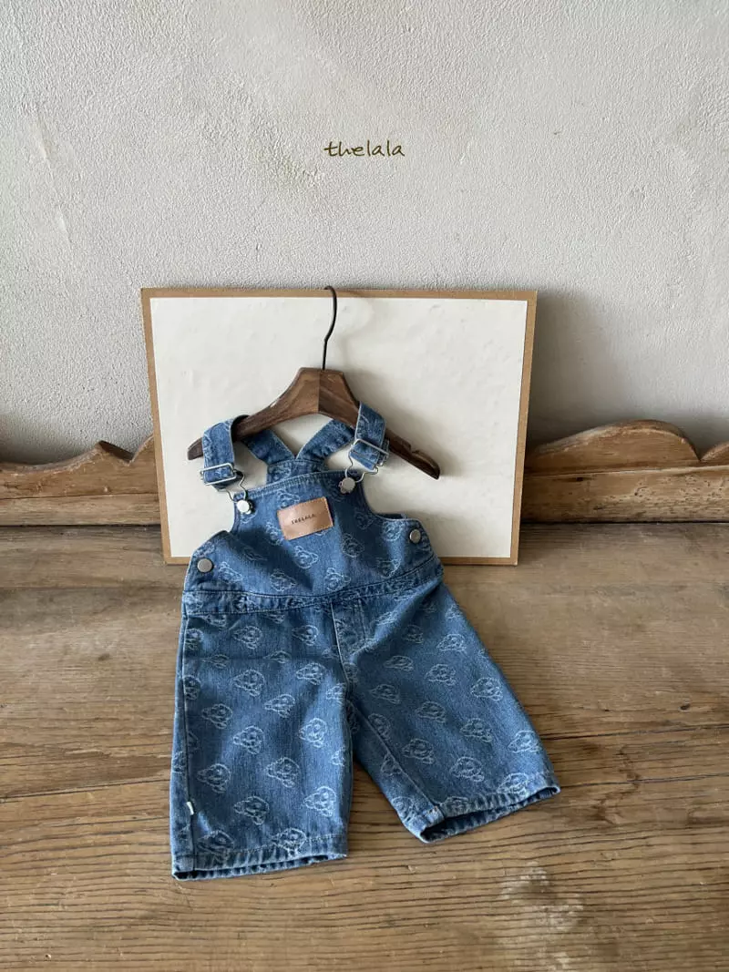 Lala - Korean Children Fashion - #toddlerclothing - Ggomi Denim Overall - 8