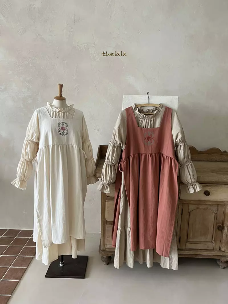 Lala - Korean Women Fashion - #restrostyle - Vienna One-piece Mom - 4
