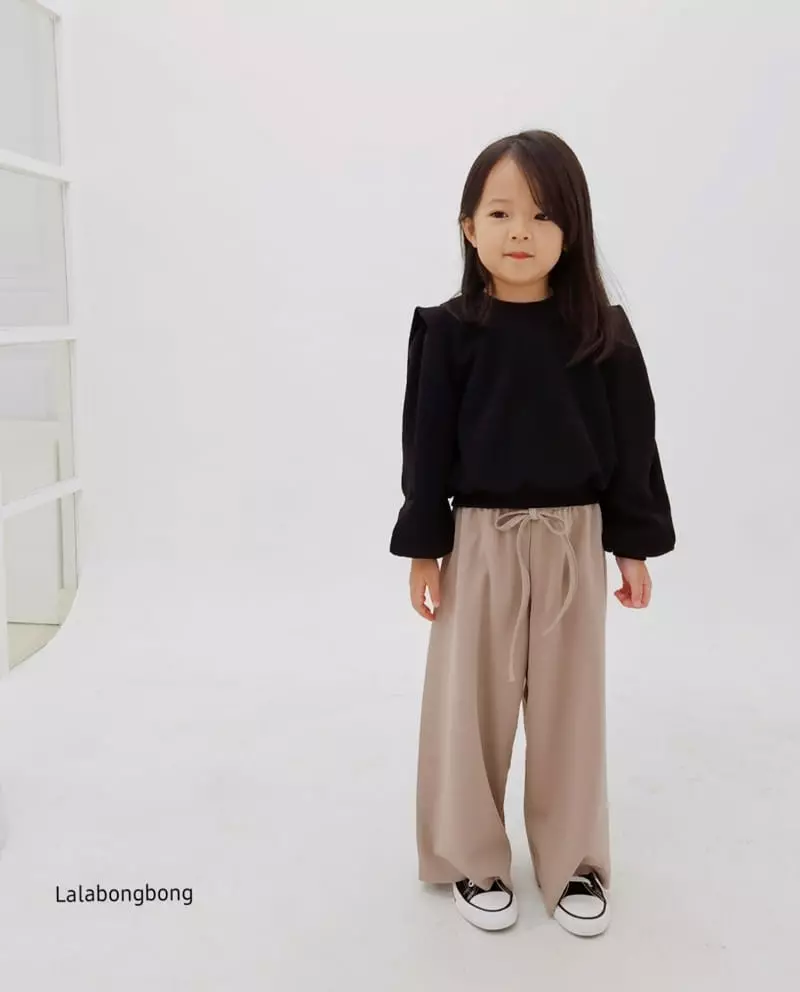 Lalabongbong - Korean Children Fashion - #childrensboutique - Natural Pants