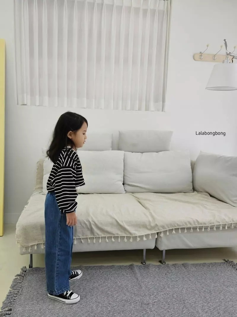Lalabongbong - Korean Children Fashion - #discoveringself - Frill Jeans - 5