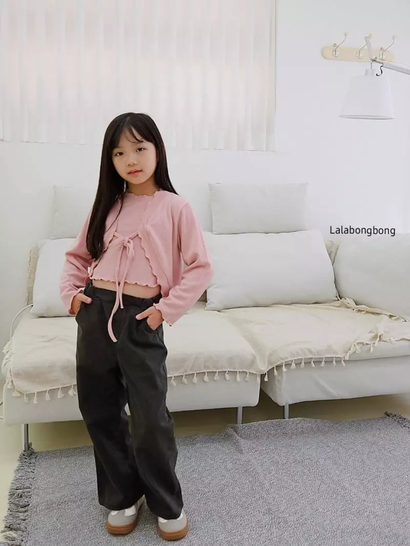 Lalabongbong - Korean Children Fashion - #discoveringself - Powder Tee - 3