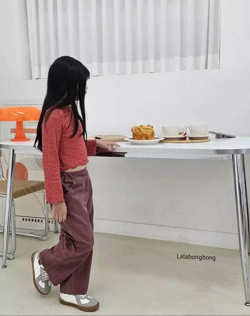 Lalabongbong - Korean Children Fashion - #magicofchildhood - Morden Frill Tee - 2