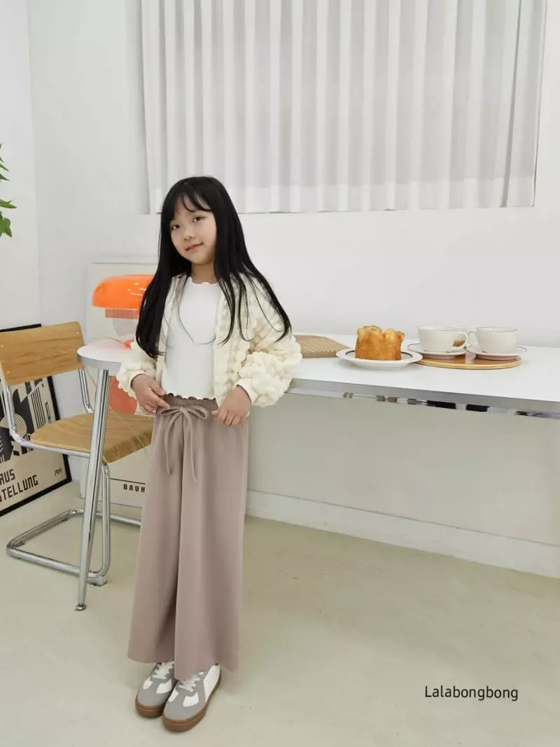 Lalabongbong - Korean Children Fashion - #prettylittlegirls - Natural Pants - 12