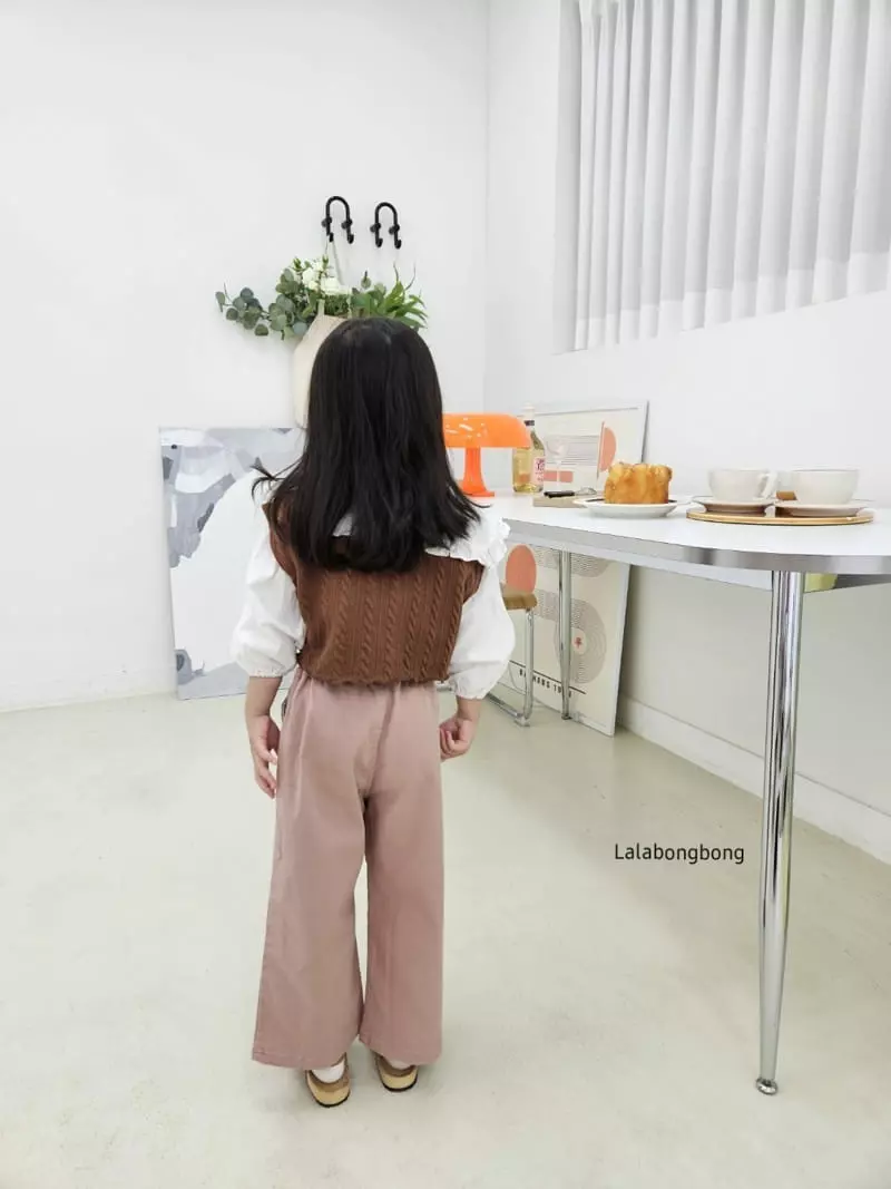 Lalabongbong - Korean Children Fashion - #prettylittlegirls - Twist Vest - 9