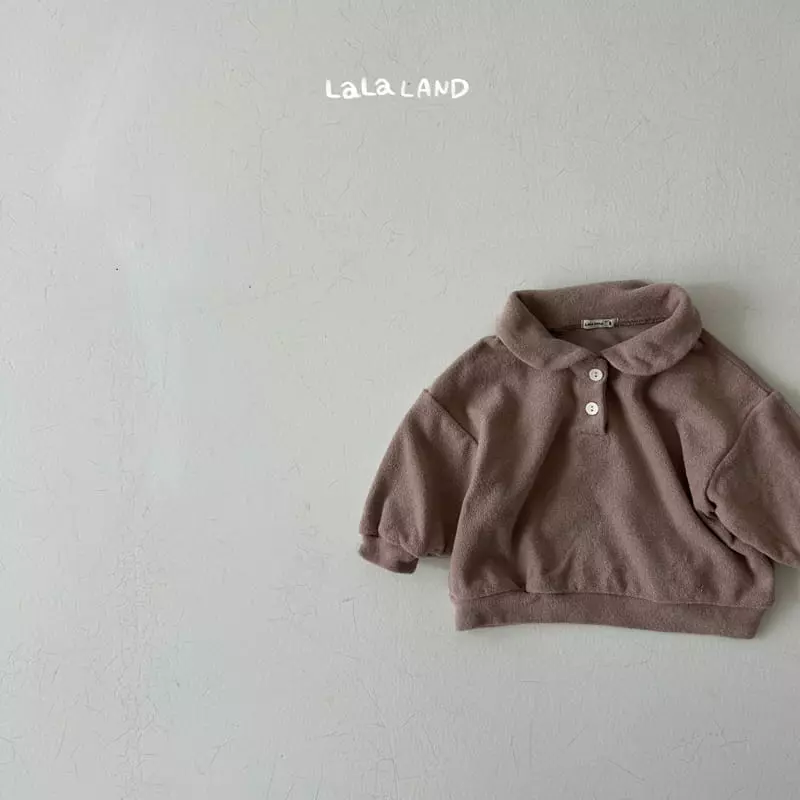 Lalaland - Korean Baby Fashion - #babyboutique - Bebe Circle Collar Sweatshirt - 2