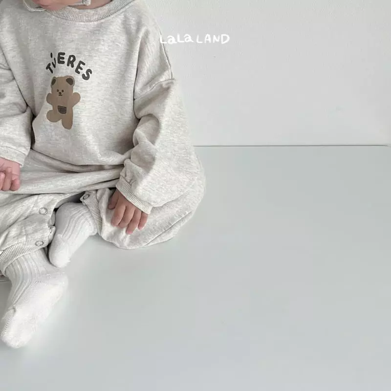 Lalaland - Korean Baby Fashion - #babygirlfashion - Bebe Dubu Bear Bodysuit - 8