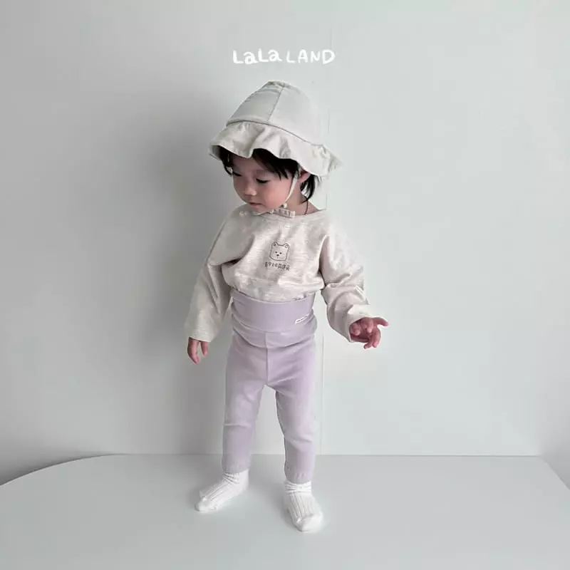 Lalaland - Korean Baby Fashion - #babyootd - Bebe Stomach Leggings - 5