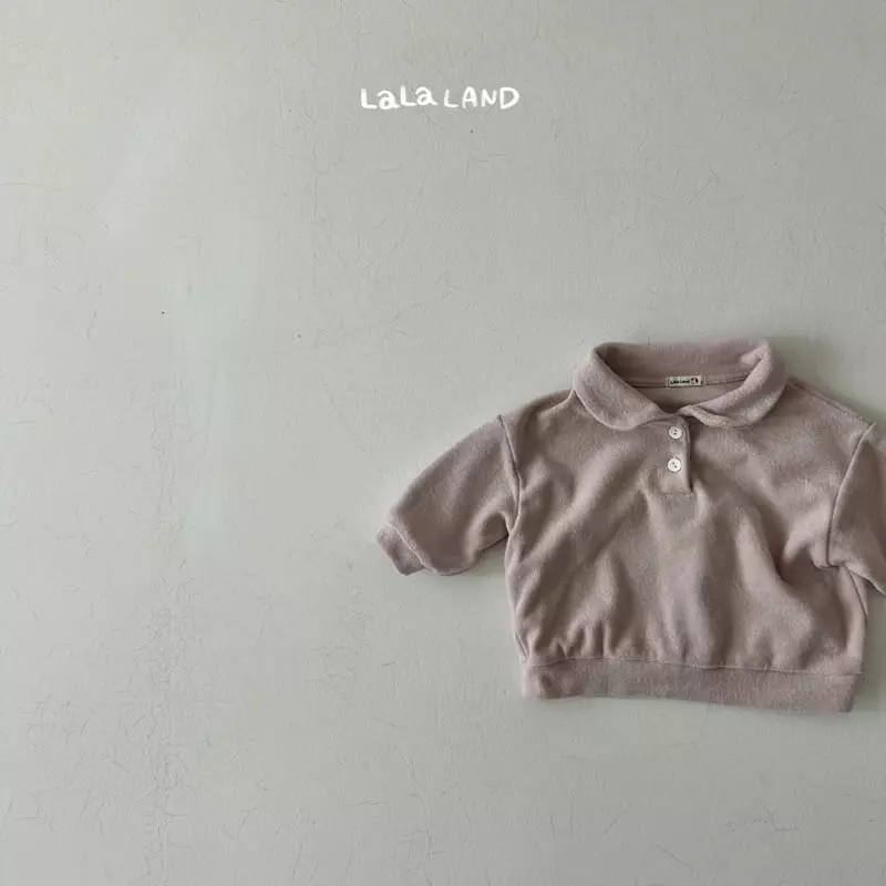 Lalaland - Korean Baby Fashion - #babyoutfit - Bebe Circle Collar Sweatshirt - 12