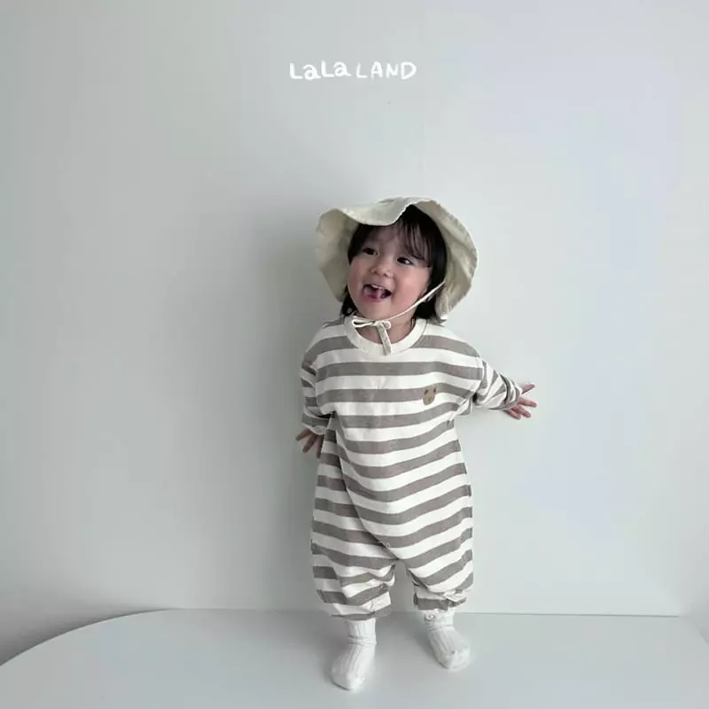 Lalaland - Korean Baby Fashion - #onlinebabyshop - Bebe Stripes Bodysuit - 2