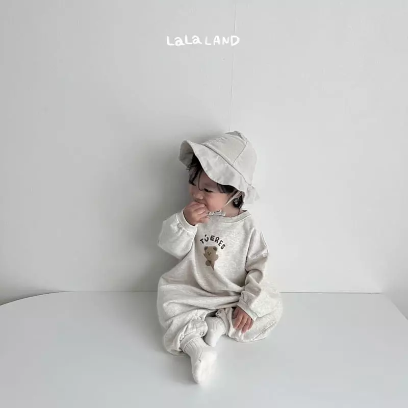 Lalaland - Korean Baby Fashion - #onlinebabyshop - Bebe Dubu Bear Bodysuit