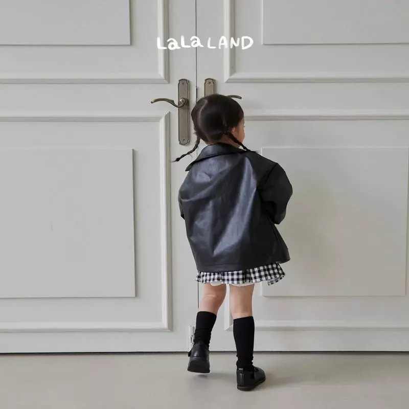 Lalaland - Korean Children Fashion - #kidzfashiontrend - Eco Leather Jacket - 4