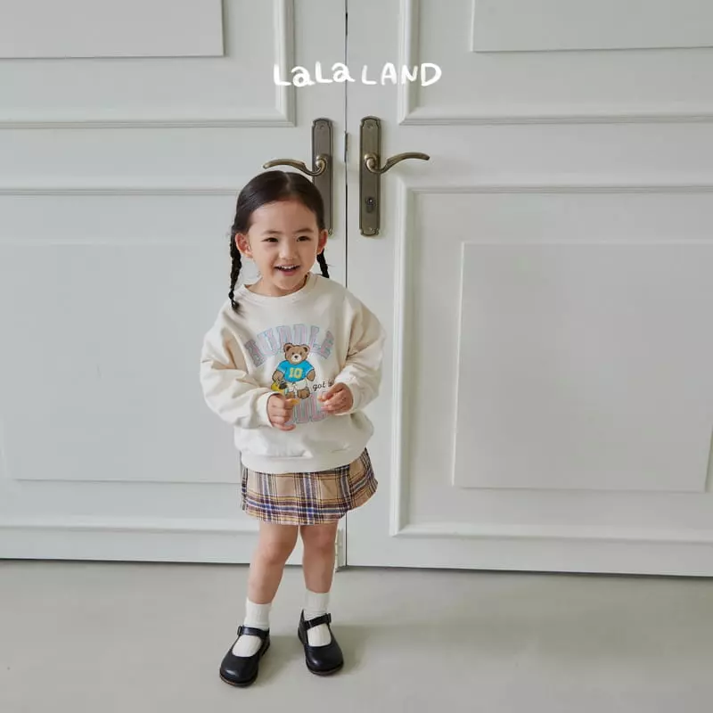 Lalaland - Korean Children Fashion - #discoveringself - Muse Check Skirt - 5