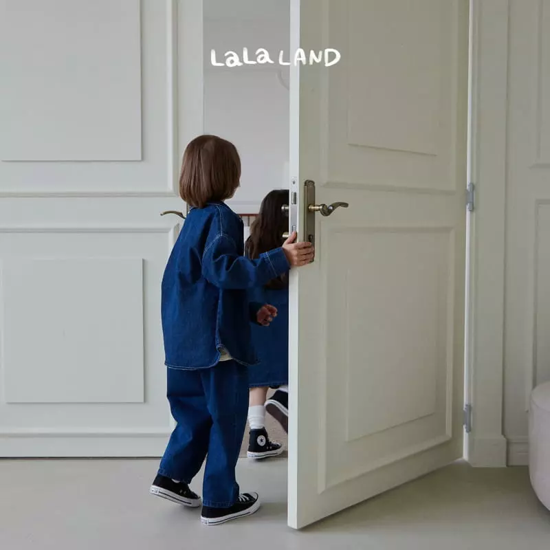 Lalaland - Korean Children Fashion - #fashionkids - Lala Denim Shirt - 8