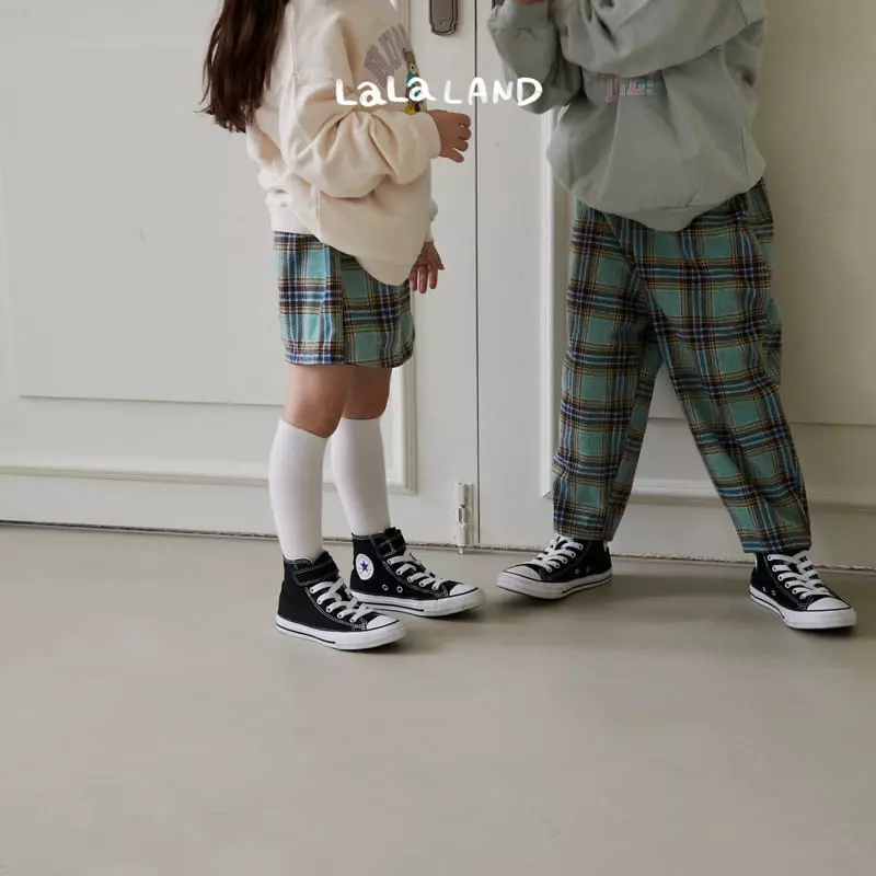 Lalaland - Korean Children Fashion - #fashionkids - Muse Check Pants