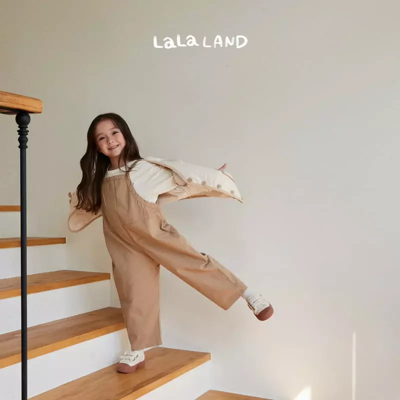 Lalaland - Korean Children Fashion - #kidsshorts - Piping Dungarees Pants - 11