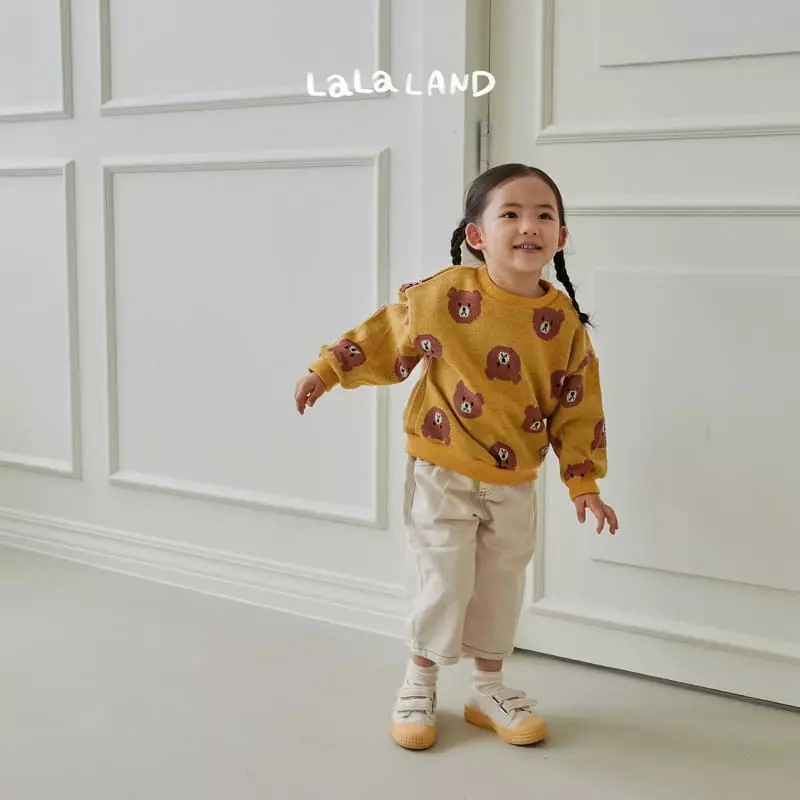 Lalaland - Korean Children Fashion - #kidsshorts - La Bear Knit Sweatshirt - 5