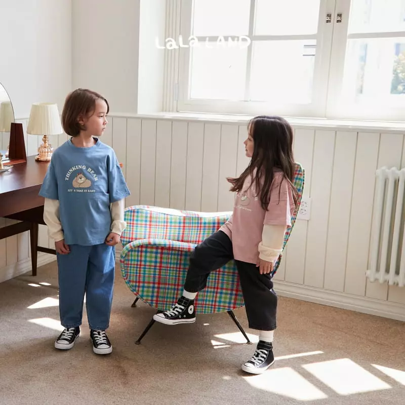 Lalaland - Korean Children Fashion - #littlefashionista - Bear Bear Layered Tee - 11
