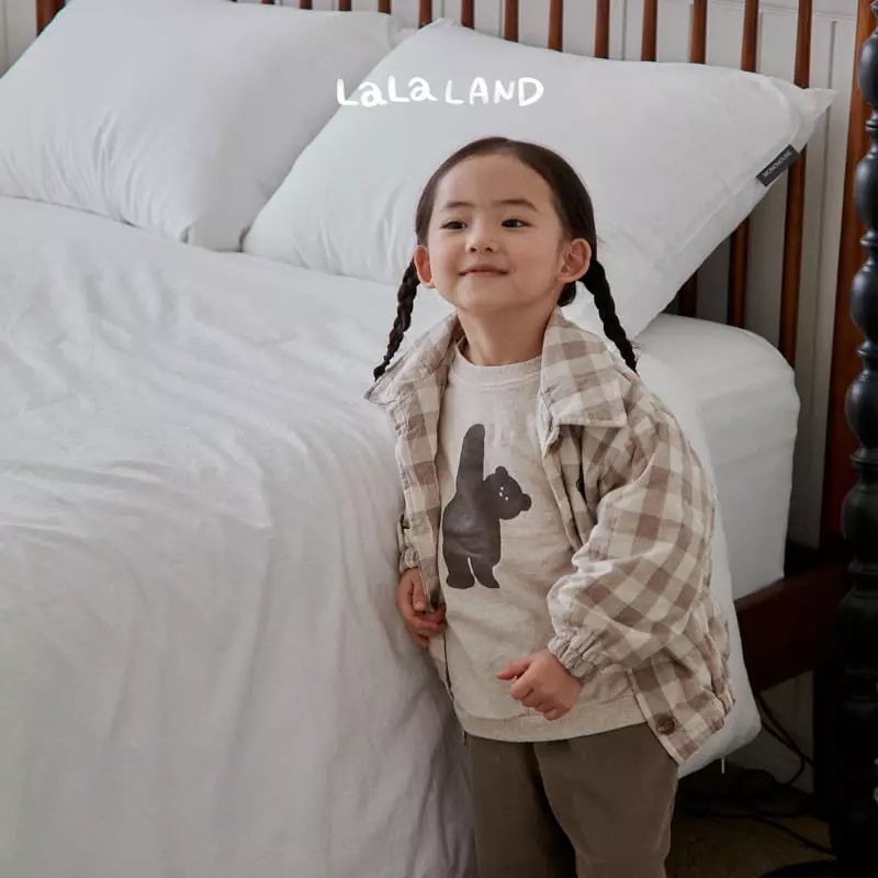 Lalaland - Korean Children Fashion - #magicofchildhood - Checks Jacket - 7
