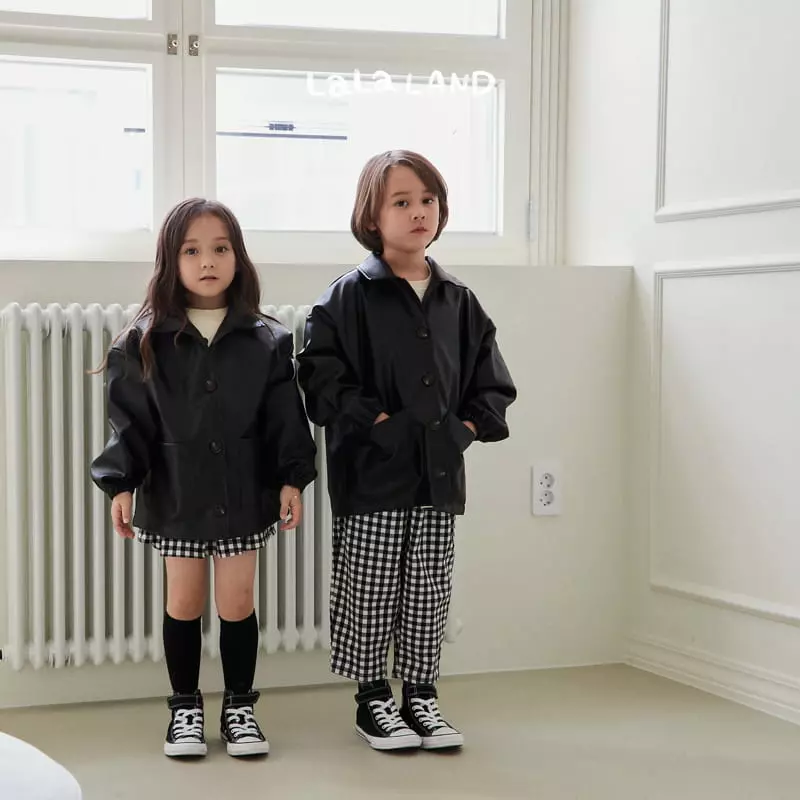 Lalaland - Korean Children Fashion - #magicofchildhood - Eco Leather Jacket - 6