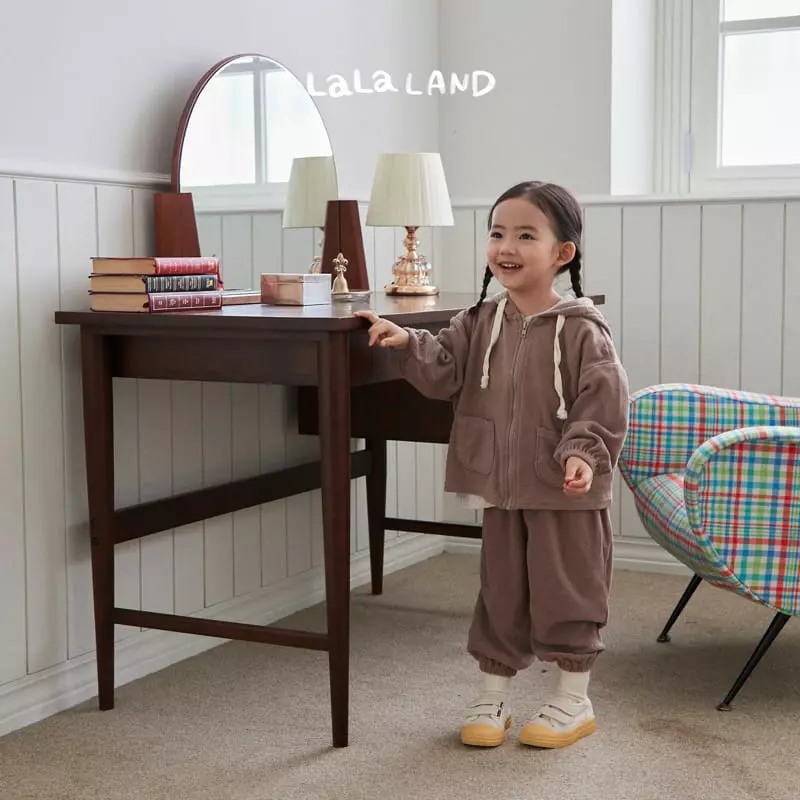 Lalaland - Korean Children Fashion - #magicofchildhood - Terry Hoody Zip-up - 5