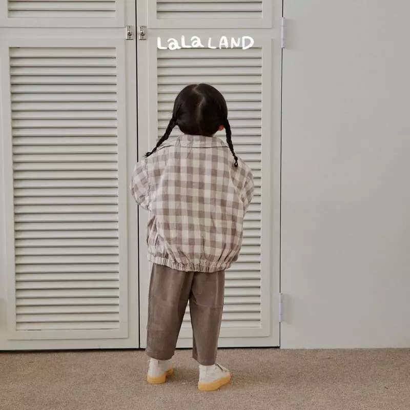 Lalaland - Korean Children Fashion - #minifashionista - Checks Jacket - 8