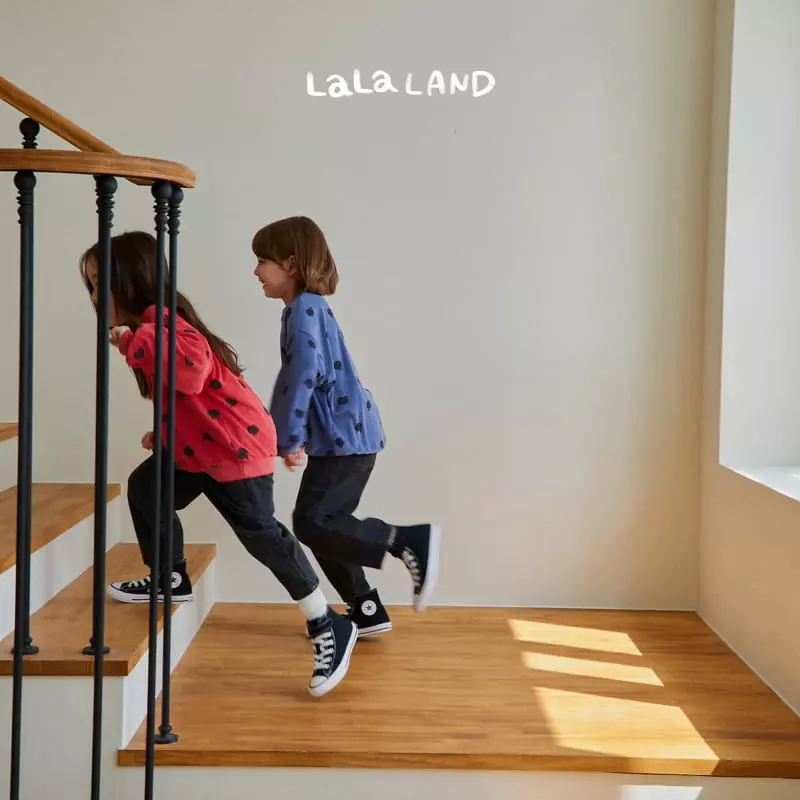 Lalaland - Korean Children Fashion - #todddlerfashion - Apple Terry Sweatshirt - 12